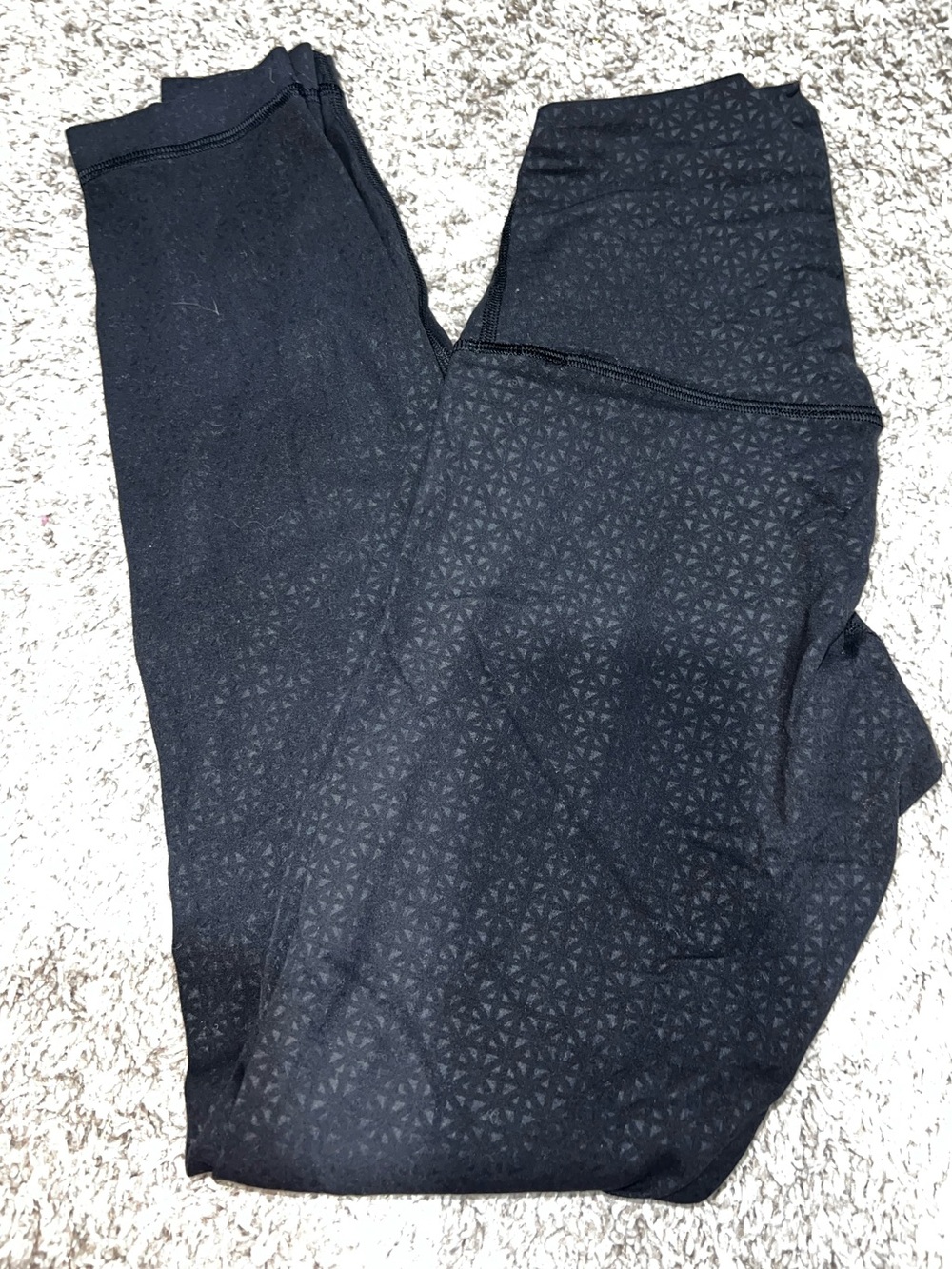 Lululemon Athletica Align Embossed Black Leggings 25”